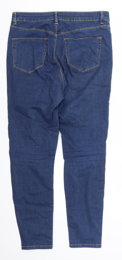 ASOS Womens Blue  Denim Skinny Jeans Size 30 in L26 in