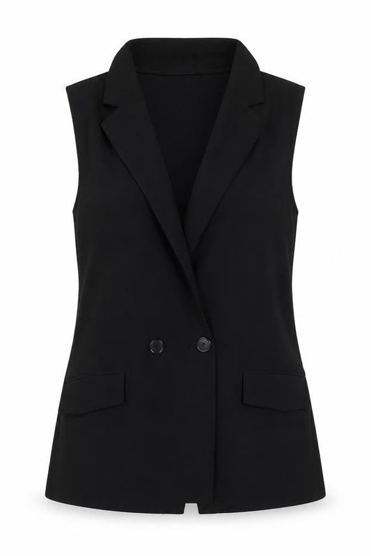 Womens UK Size 8 Cameo Rose Black Jacket