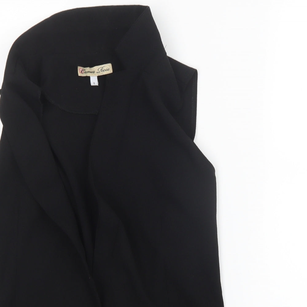 Cameo Rose Womens Black   Jacket  Size 8