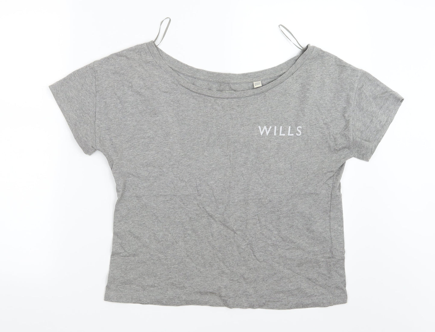 Jack Wills Womens Grey   Basic T-Shirt Size 6