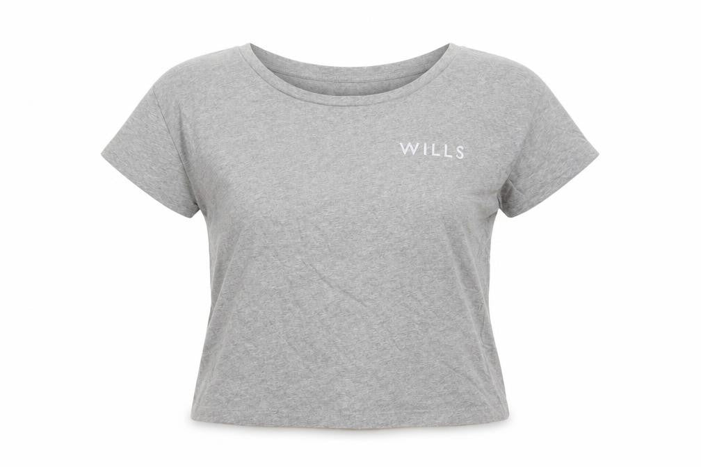 Womens UK Size 6 Jack Wills Grey Basic T-Shirt