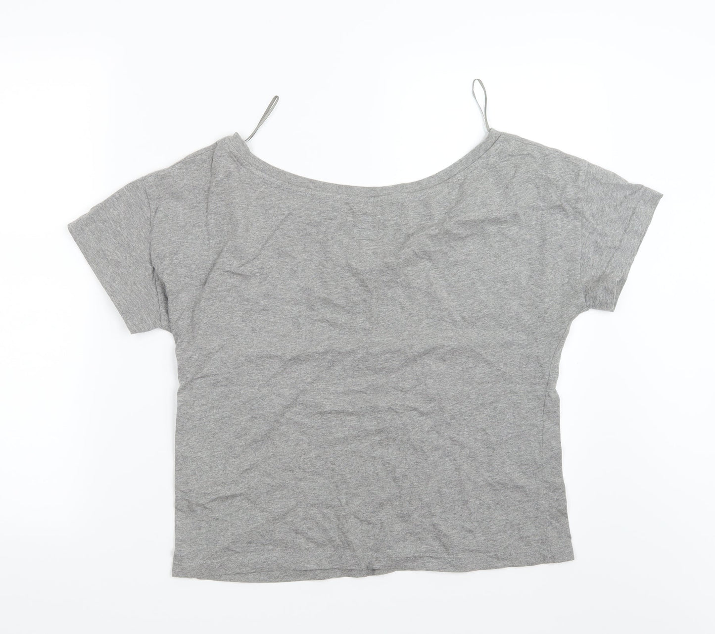 Jack Wills Womens Grey   Basic T-Shirt Size 6