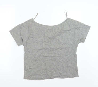Jack Wills Womens Grey   Basic T-Shirt Size 6
