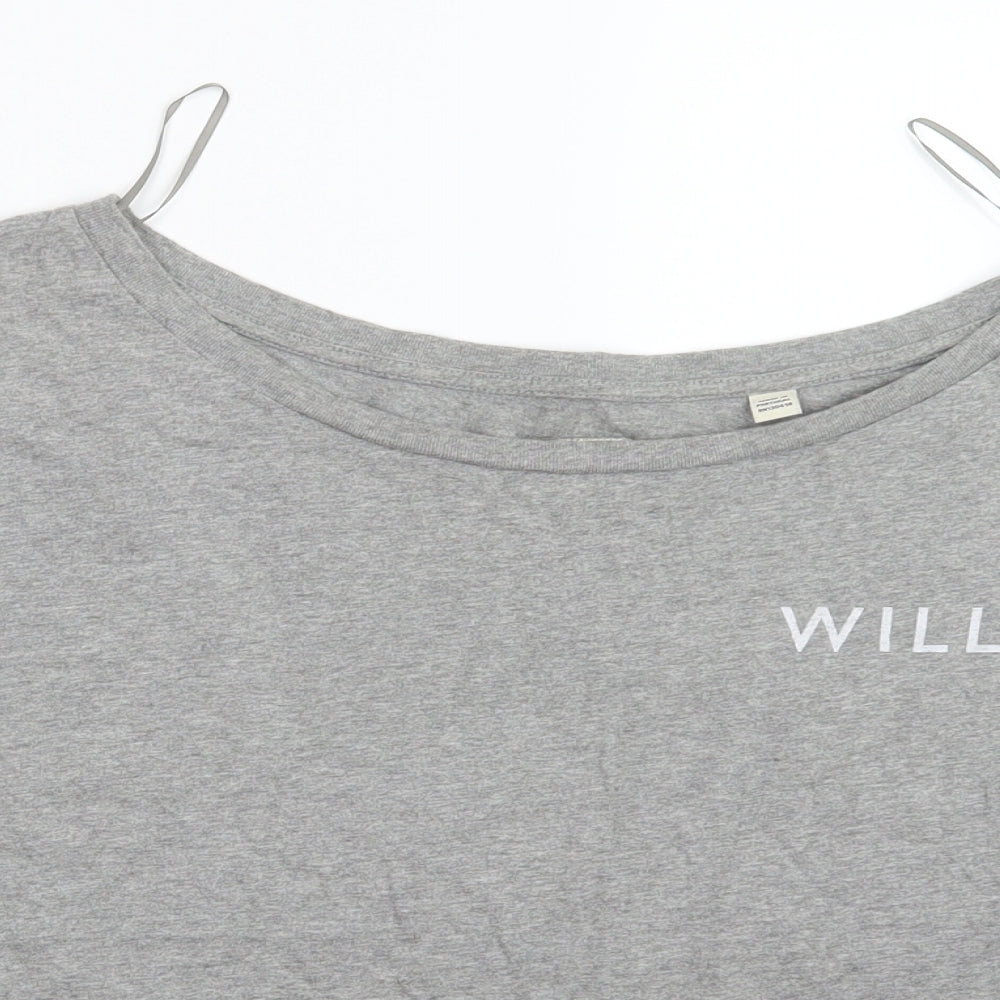 Jack Wills Womens Grey   Basic T-Shirt Size 6