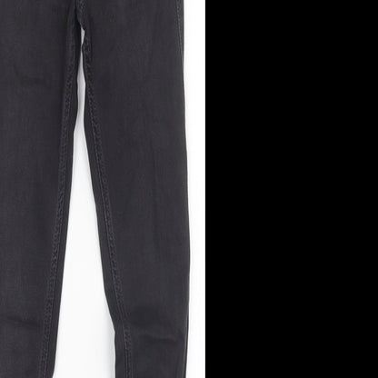 Hollister Womens Black  Denim Jegging Jeans Size 25 in L28 in