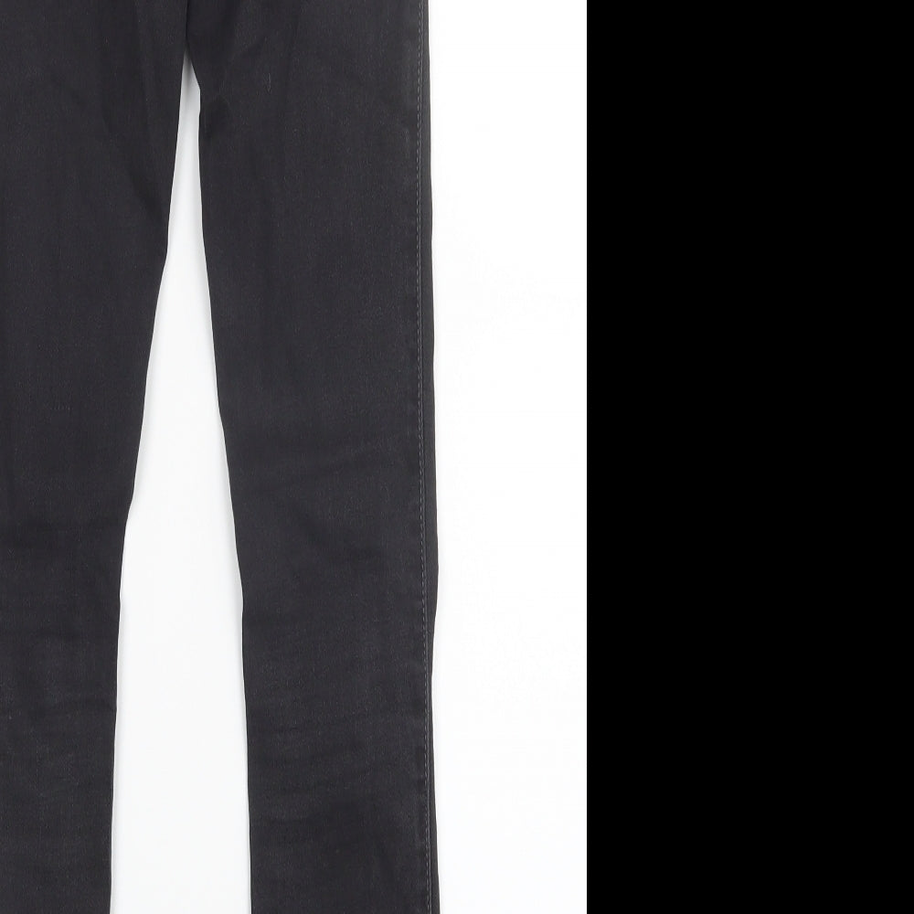 Hollister Womens Black  Denim Jegging Jeans Size 25 in L28 in