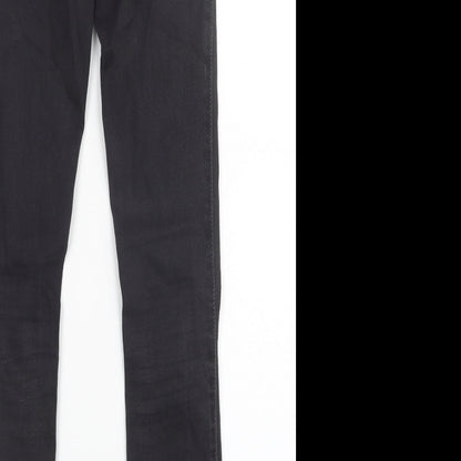 Hollister Womens Black  Denim Jegging Jeans Size 25 in L28 in