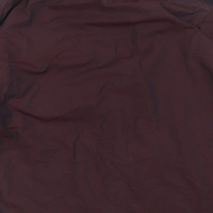 Marks and Spencer Mens Purple    Button-Up Size 15
