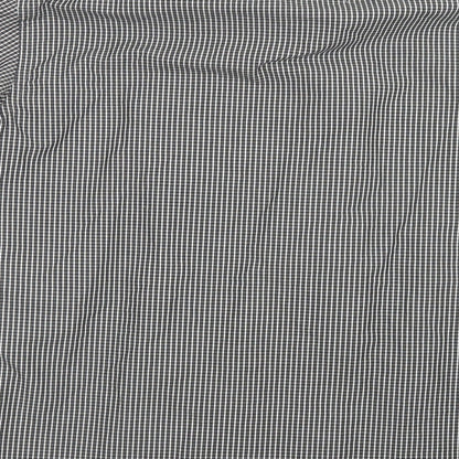 Taylor & Wright Mens Black Check   Button-Up Size 15