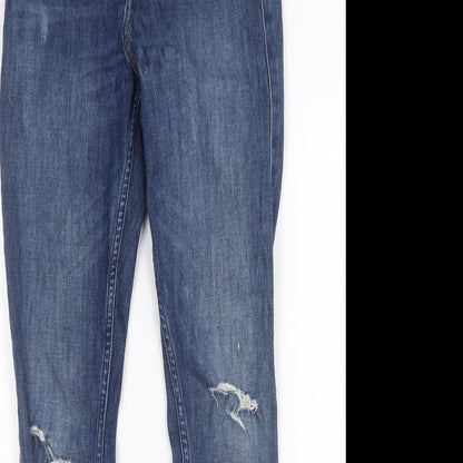 Hollister Womens Blue  Denim Straight Jeans Size 28 in L29.5 in