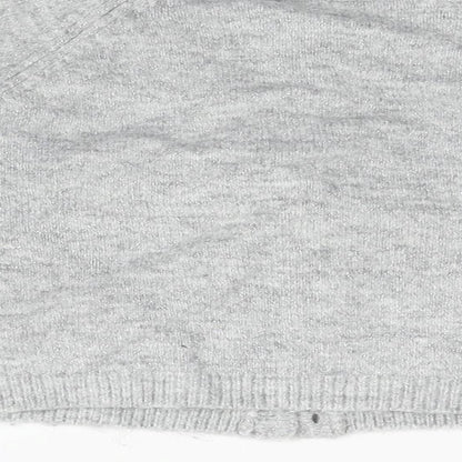 Marks and Spencer Girls Grey   Cardigan Jumper Size 5-6 Years