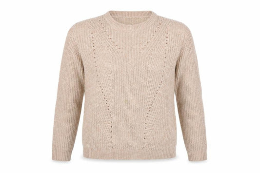 Peacocks Womens Beige   Pullover Jumper Size S