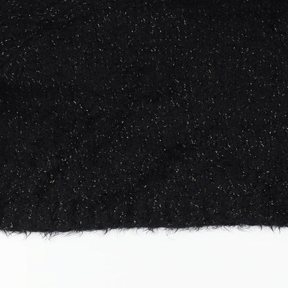 wearing your heart on your sleeve Womens Black Geometric  Pullover Jumper Size M