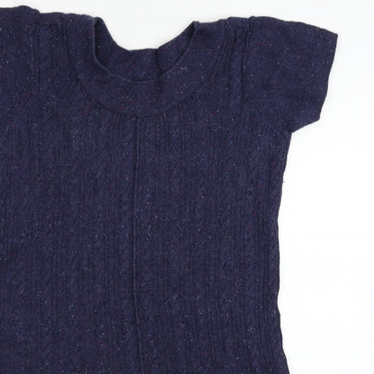 Mistal Womens Blue   Pullover Jumper Size 14