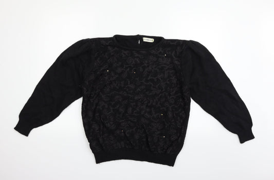 South Lodge Womens Black   Pullover Jumper Size M