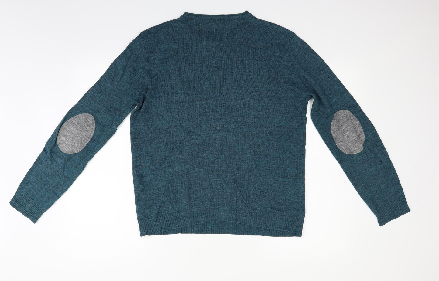 wise man Mens Blue   Pullover Jumper Size L