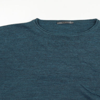 wise man Mens Blue   Pullover Jumper Size L