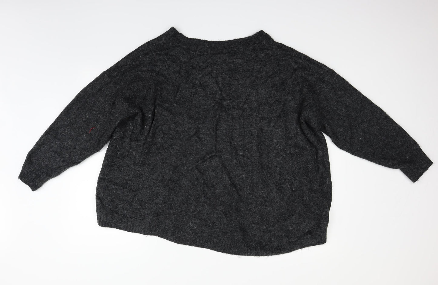 H&M Womens Grey   Cardigan Jumper Size L