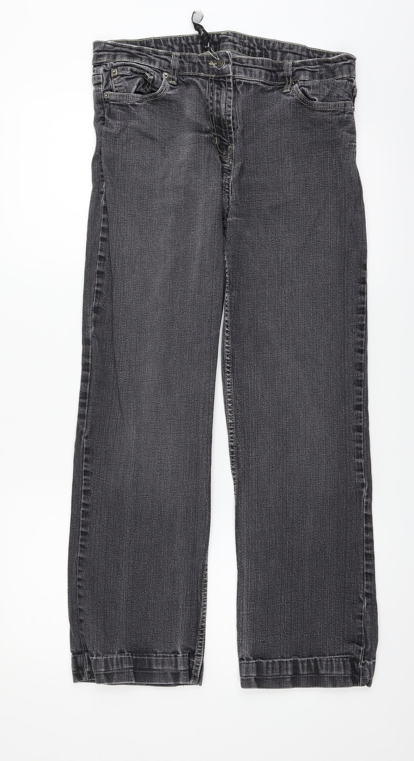 Bootcut  Womens Grey   Skinny Jeans Size 32 in