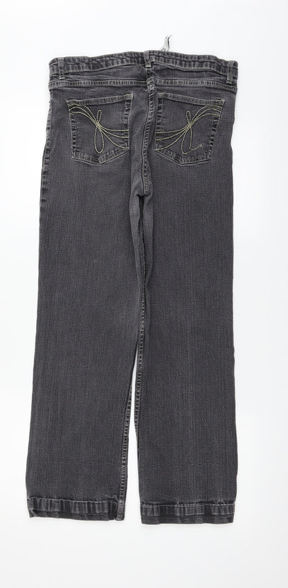 Bootcut  Womens Grey   Skinny Jeans Size 32 in