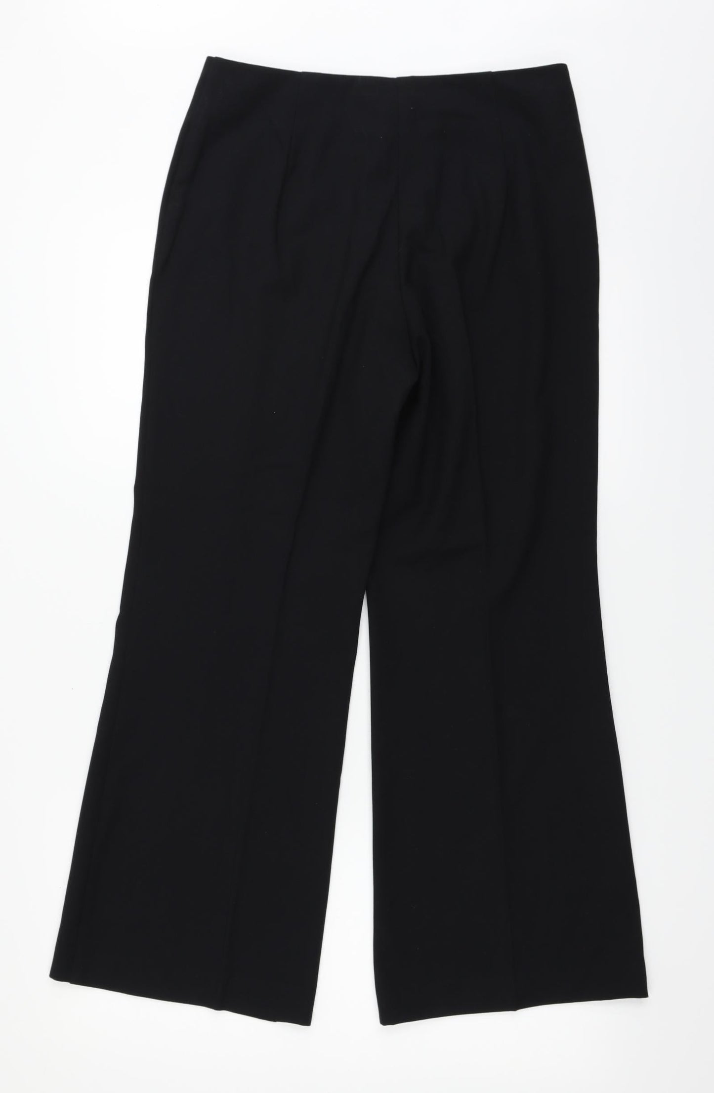 Womens UK Size 10 Marks and Spencer Regular Fit  Black Trousers