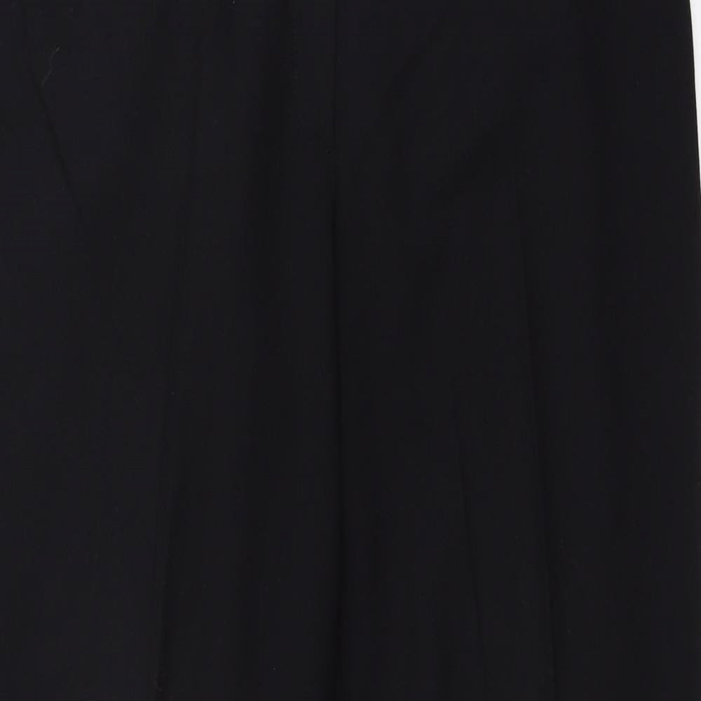 Womens UK Size 10 Marks and Spencer Regular Fit  Black Trousers