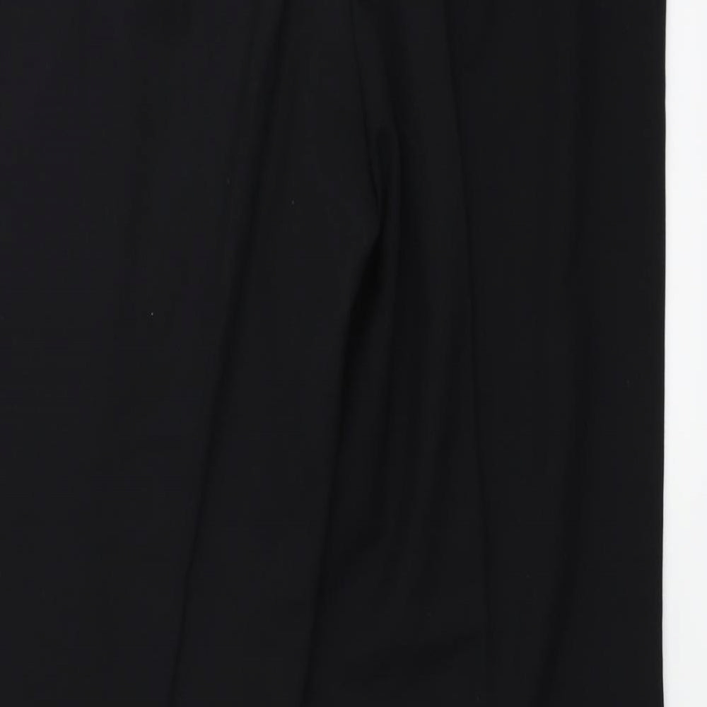 Womens UK Size 10 Marks and Spencer Regular Fit  Black Trousers