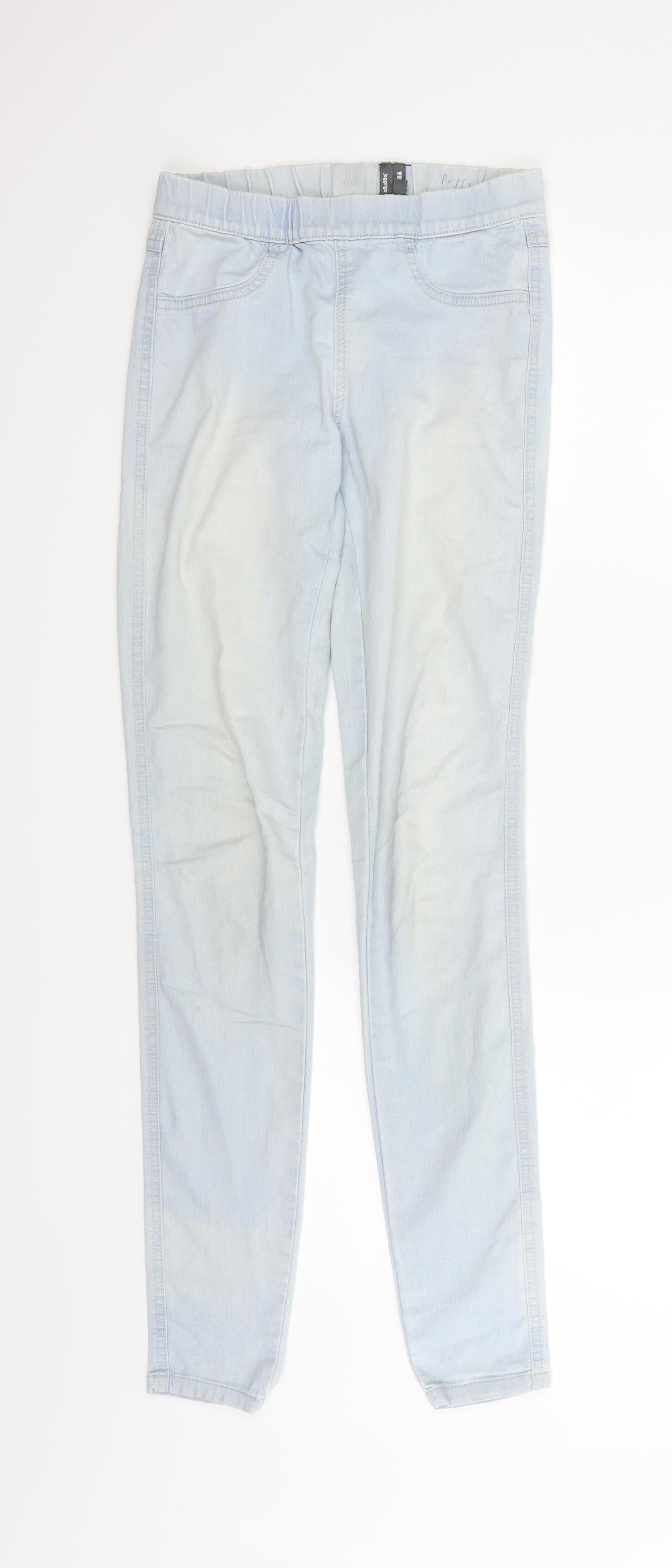 Womens UK Size 6 YesYes Regular Fit Straight Blue Jeans