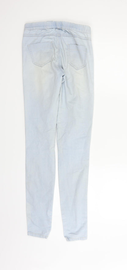 Womens UK Size 6 YesYes Regular Fit Straight Blue Jeans