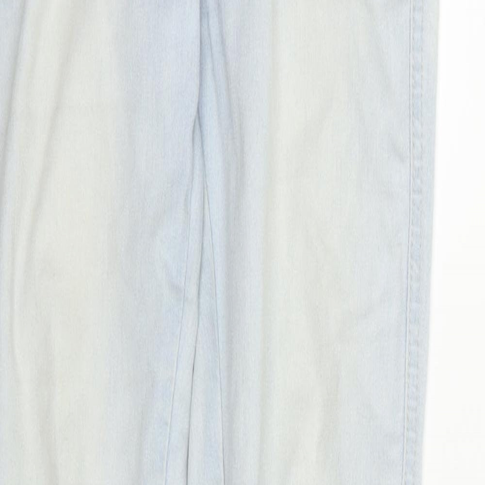 Womens UK Size 6 YesYes Regular Fit Straight Blue Jeans