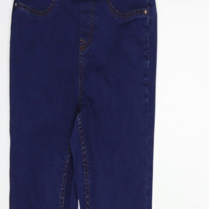 New Look Womens Blue   Trousers  Size 6 L30 in