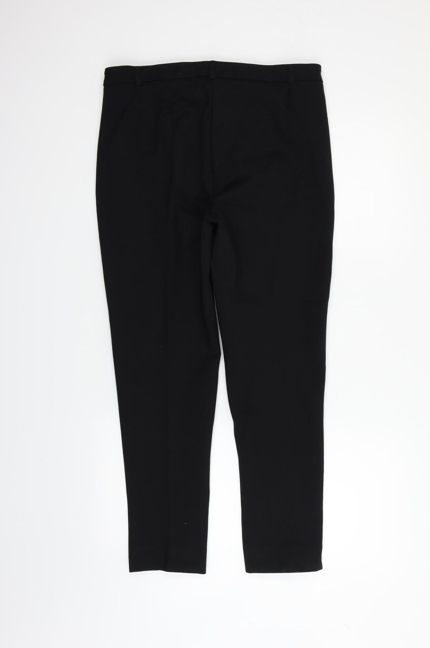 Womens UK Size 14 Marks and Spencer Regular Fit  Black Trousers