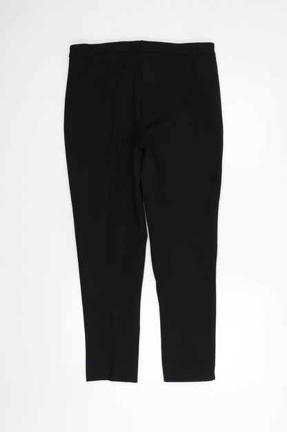 Womens UK Size 14 Marks and Spencer Regular Fit  Black Trousers