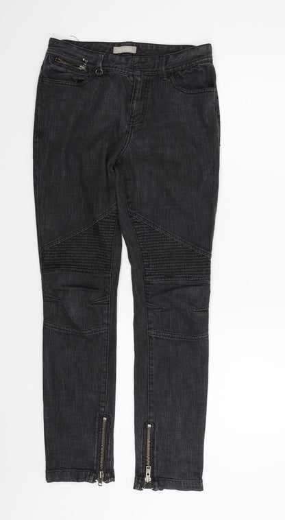 PLANET Womens Black   Straight Jeans Size 8 L28 in