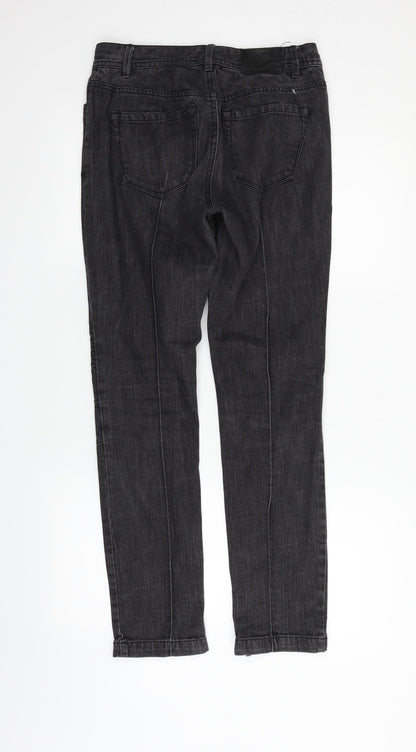 PLANET Womens Black   Straight Jeans Size 8 L28 in