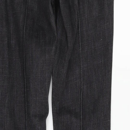 PLANET Womens Black   Straight Jeans Size 8 L28 in