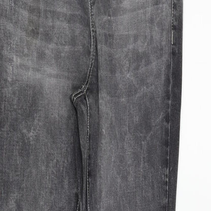 Womens UK Size 10 deniem & co Regular Fit Skinny Grey Jeans