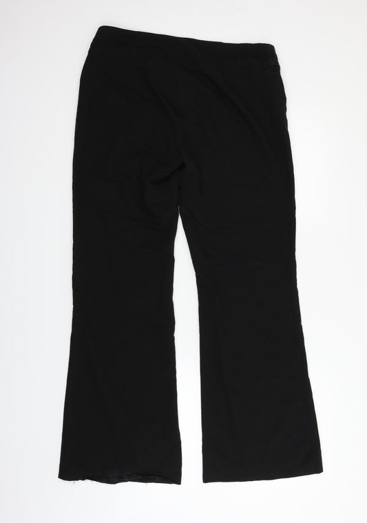 New Look Womens Black   Trousers  Size 12 L29 in