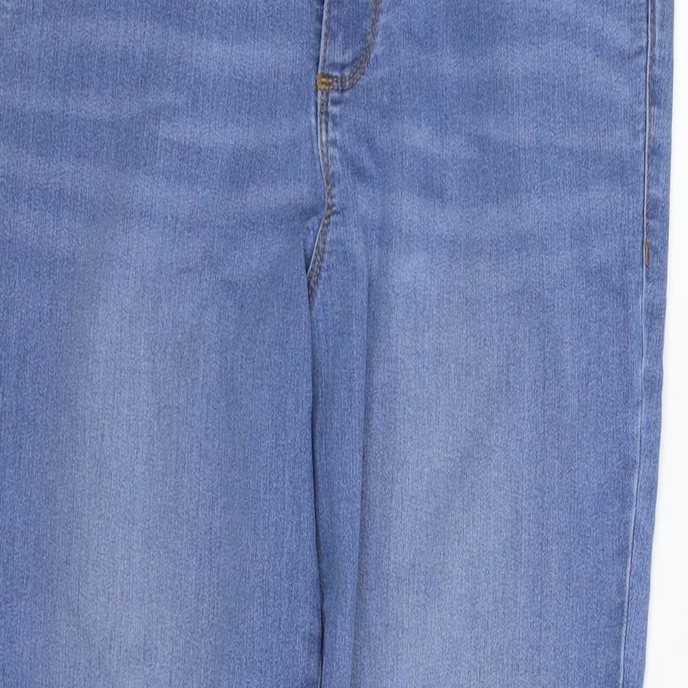 Dorothy Perkins Womens Blue   Straight Jeans Size 12 L22 in
