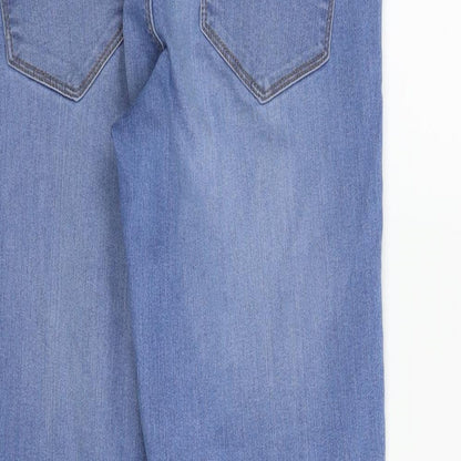 Dorothy Perkins Womens Blue   Straight Jeans Size 12 L22 in