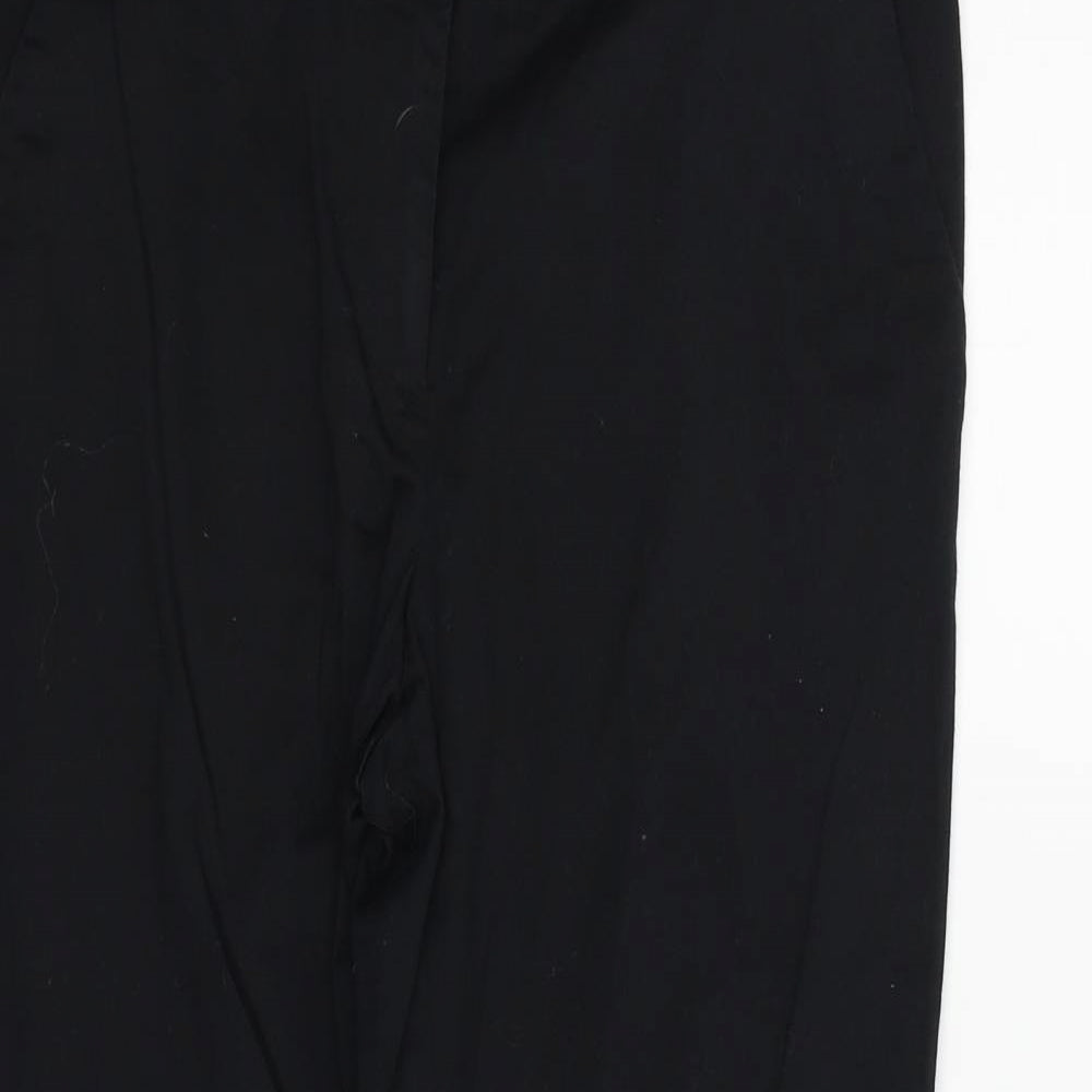 TU Womens Black   Trousers  Size 12 L22 in