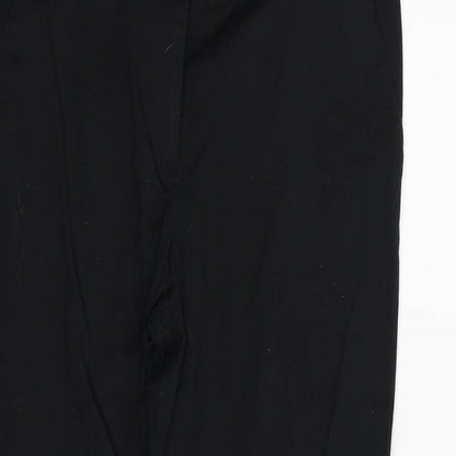 TU Womens Black   Trousers  Size 12 L22 in