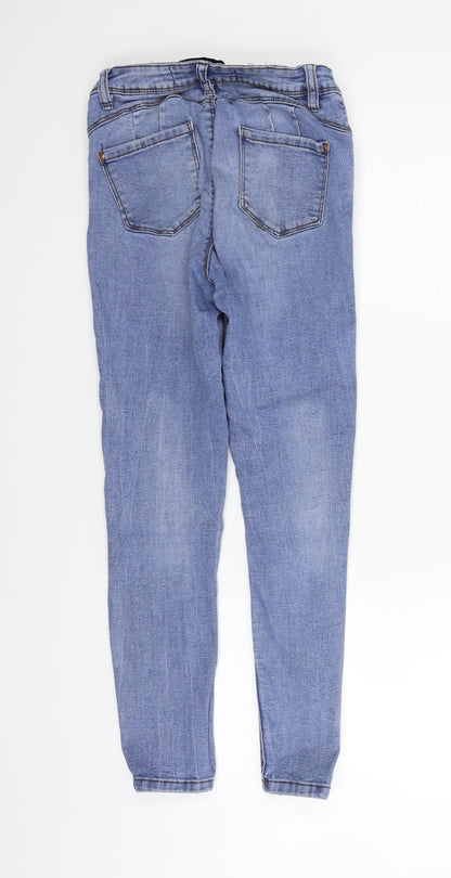 Womens UK Size 12 deniem & co Regular Fit Straight Blue Jeans