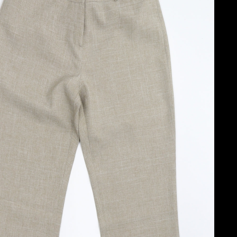 Womens UK Size 10 Dorothy Perkins Regular Fit  Ivory Trousers