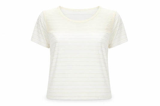 Womens UK Size 10 CAMEO ROSE Ivory Basic T-Shirt