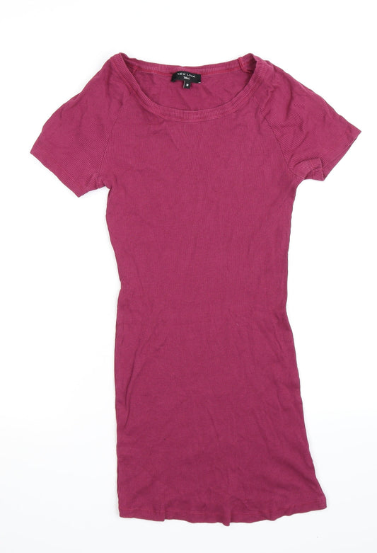 New Look Womens Purple   Pencil Dress  Size 10