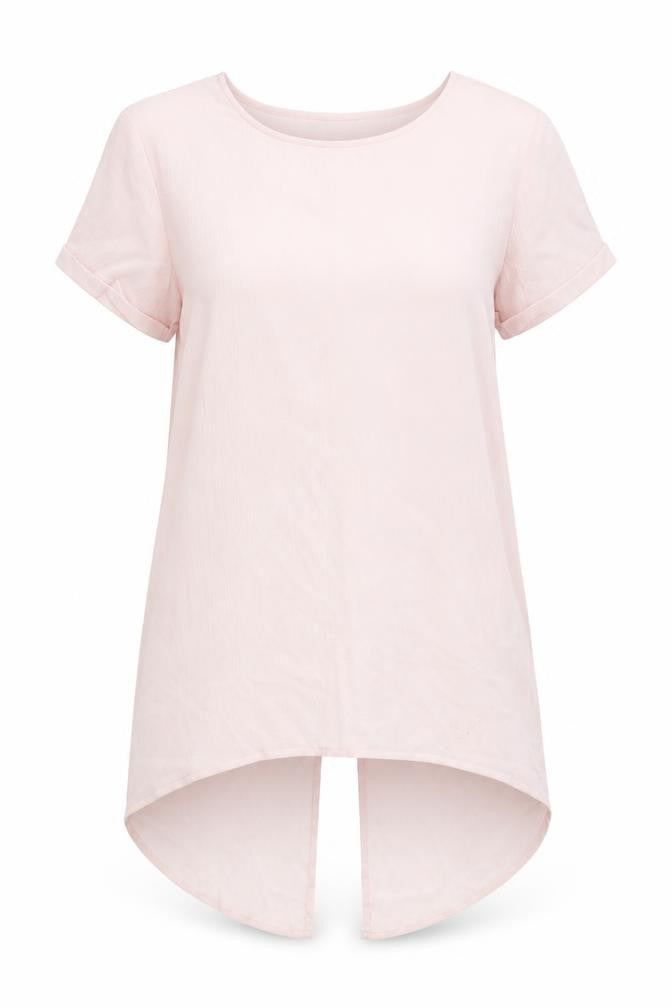 Womens UK Size M Noisy may Pink Basic Blouse