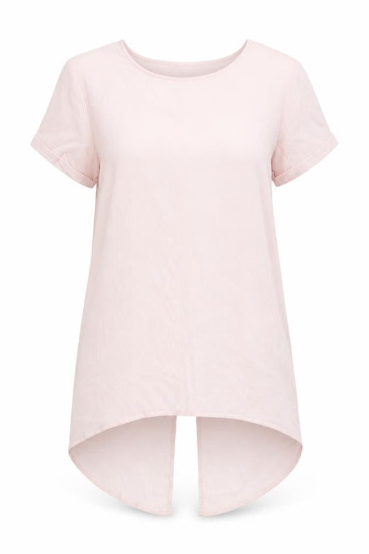 Womens UK Size M Noisy may Pink Basic Blouse