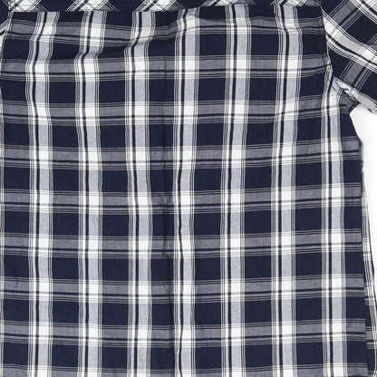Mens UK Size S Industrialize Multicoloured  Button-Up Short Sleeve Casual Shirt