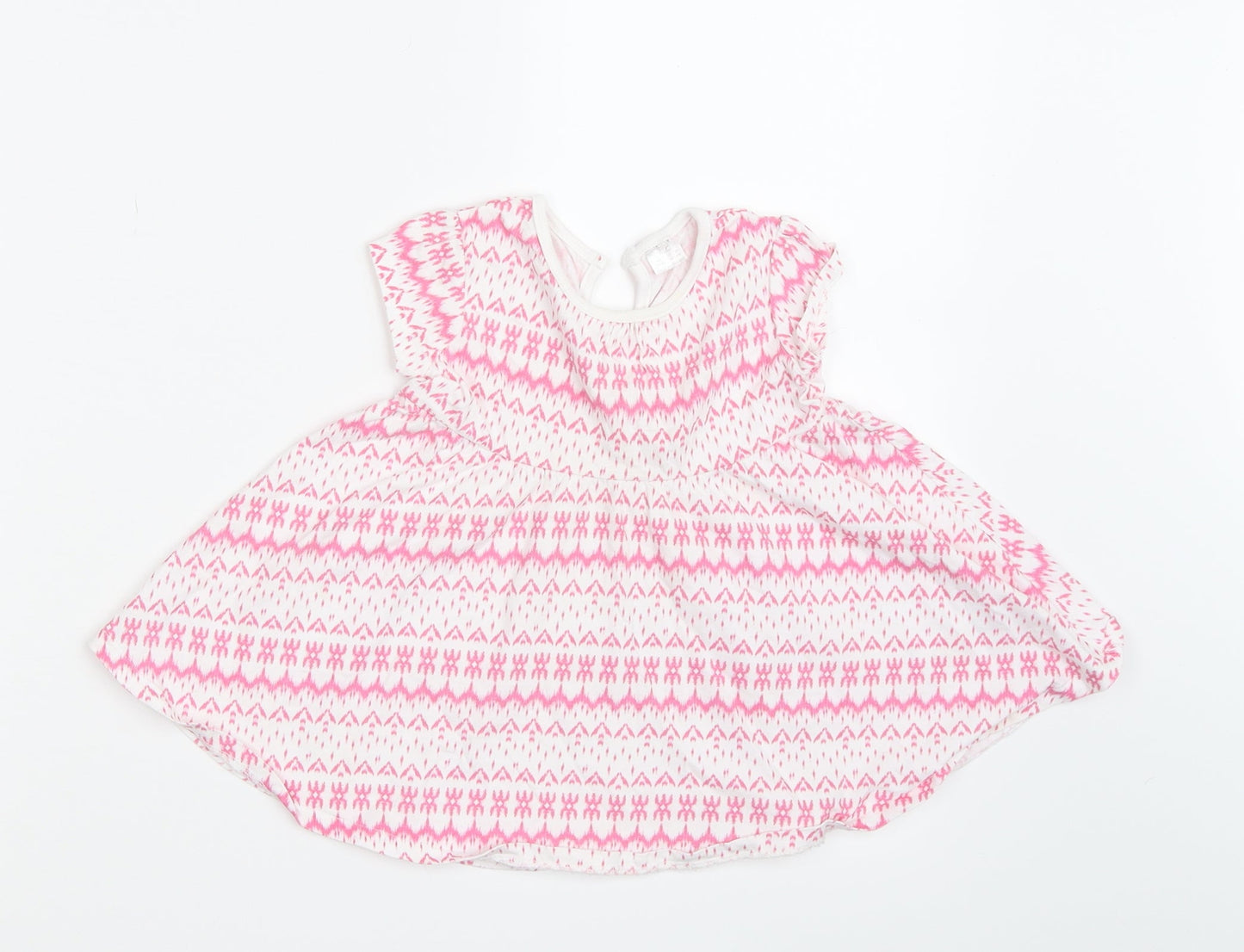 F&F Girls Multicoloured Argyle/Diamond  A-Line  Size 6-9 Months